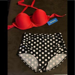 High Waist 2 pc. Swimsuit